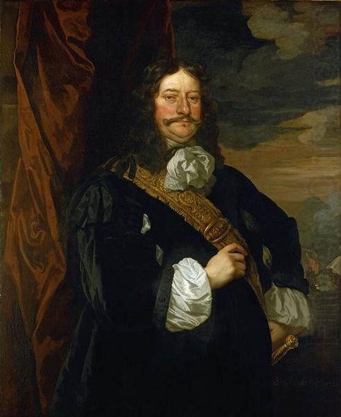 Sir Peter Lely Flagmen of Lowestoft: Vice-Admiral Sir Thomas Teddeman, oil painting picture